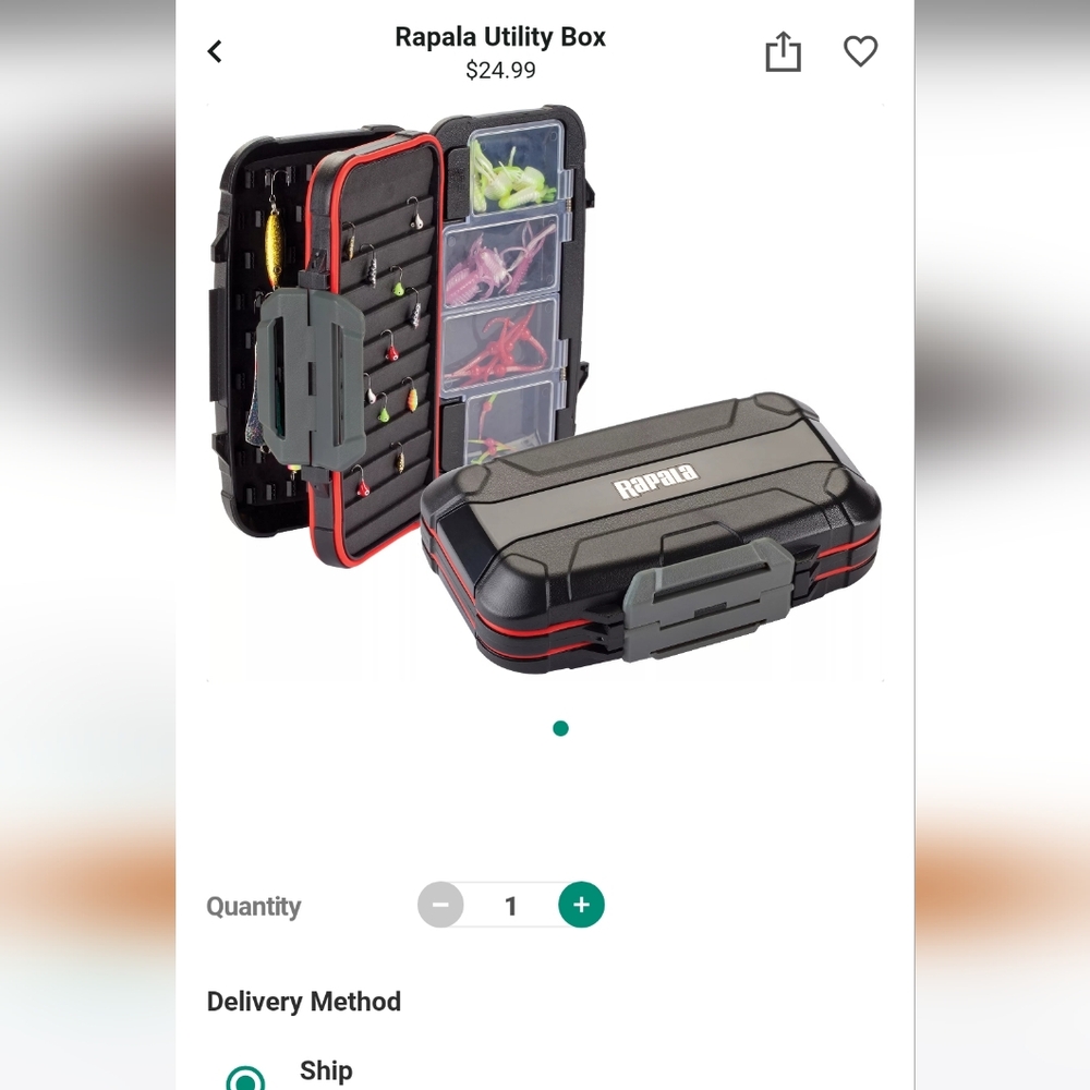 Rapala utility box brand new